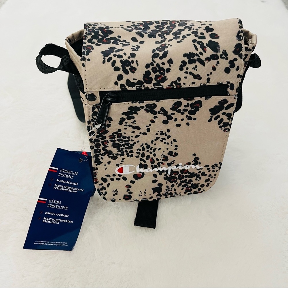 Champion Black and Cream Crossbody Bag - Picture 3 of 9